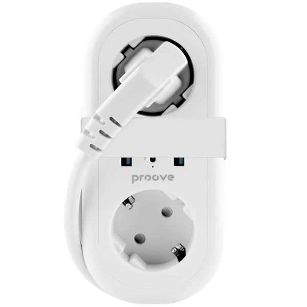 Мережевий фільтр Proove Supercoil 20W (2xAC + Type-C + 2xSB) 1.5m 941360 фото