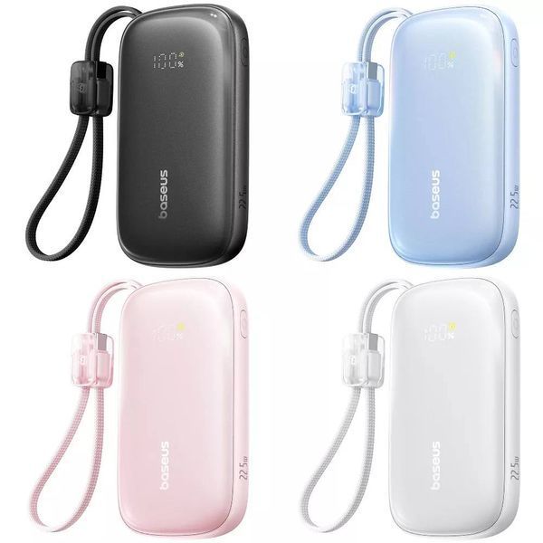 Портативна Батарея Baseus EnerFill Qpow 3 Ultra 22.5W 10000mAh black 65212 фото