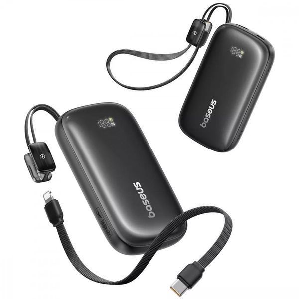 Портативна Батарея Baseus EnerFill Qpow 3 Ultra 22.5W 10000mAh black 65212 фото