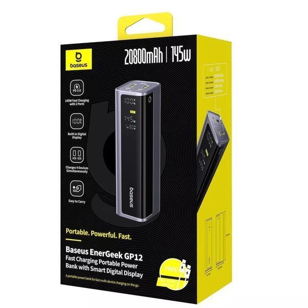 Портативна Батарея Baseus EnerGeek 145W 20800mAh 65222 фото