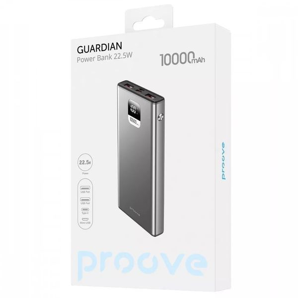 Портативна Батарея Proove Guardian 22.5W 10000mAh 941397 фото