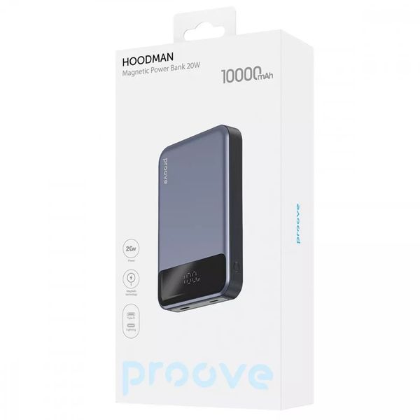 Портативна Батарея Proove Hoodman Magnetic 20W 10000mAh 941440 фото